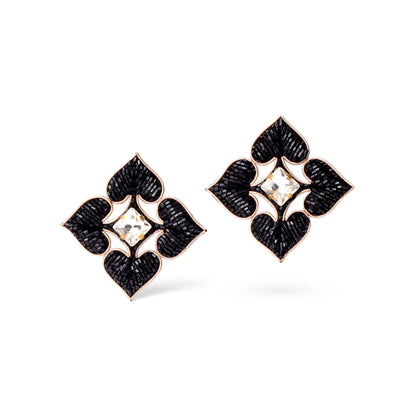 Macro Spade Stud Earrings