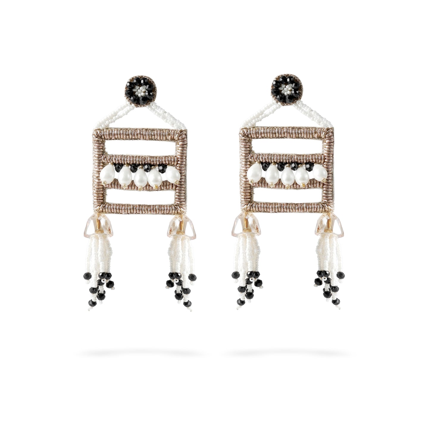 FRAME DROP EARRINGS