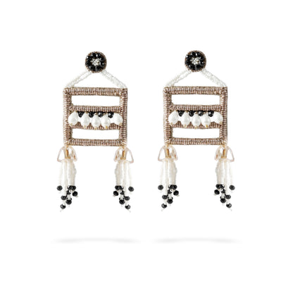 FRAME DROP EARRINGS