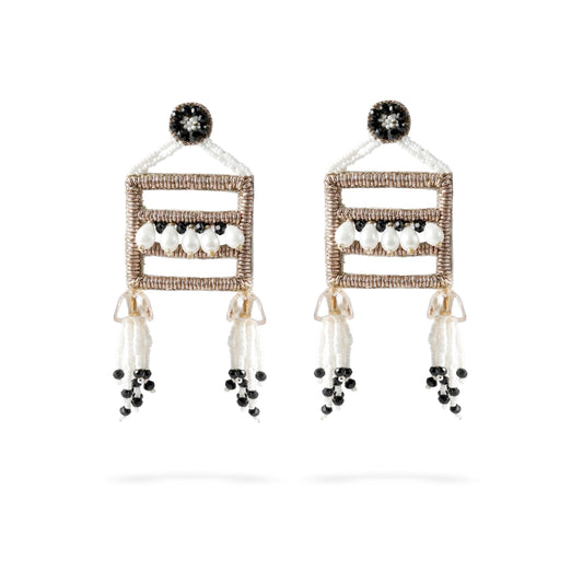 FRAME DROP EARRINGS