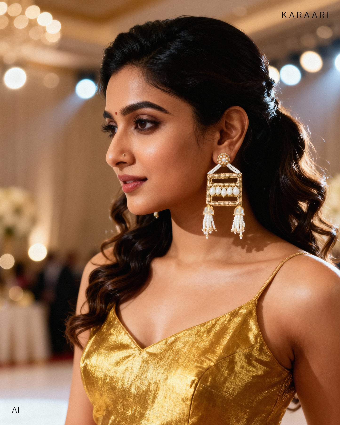 FRAME DROP EARRINGS