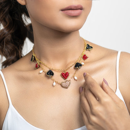 Suits Of Cards Charms Chain