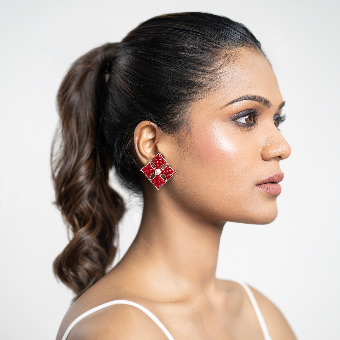 Mini Diamond Stud Earrings