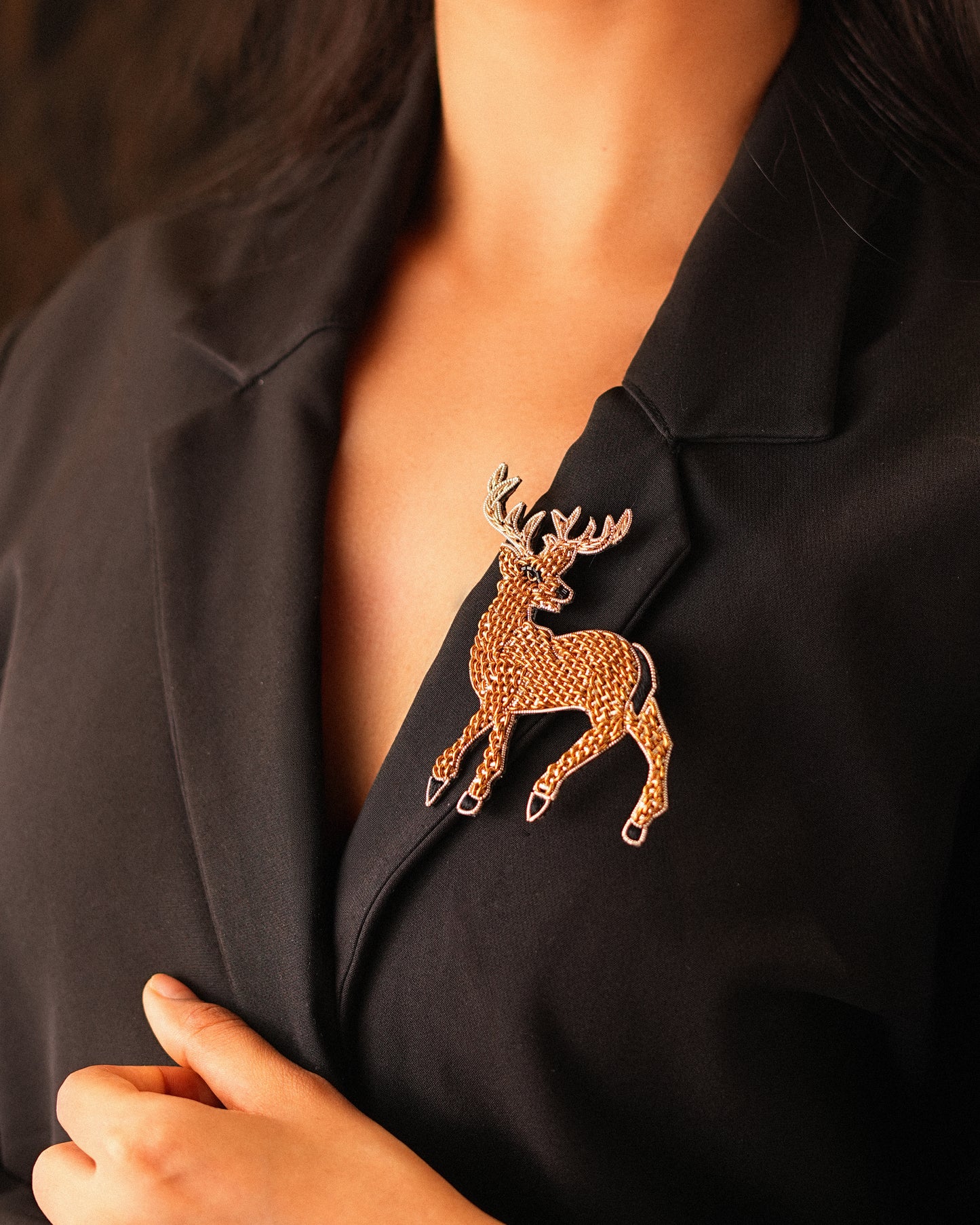 Deer Brooch