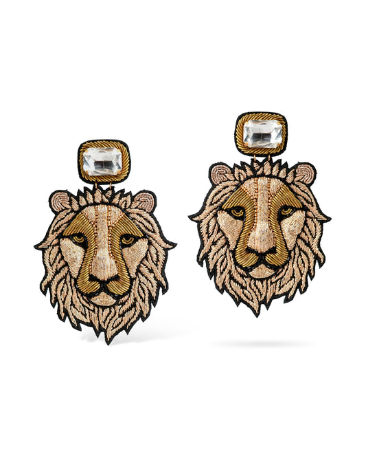 Lion Earrings