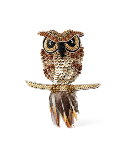 Owl Brooch