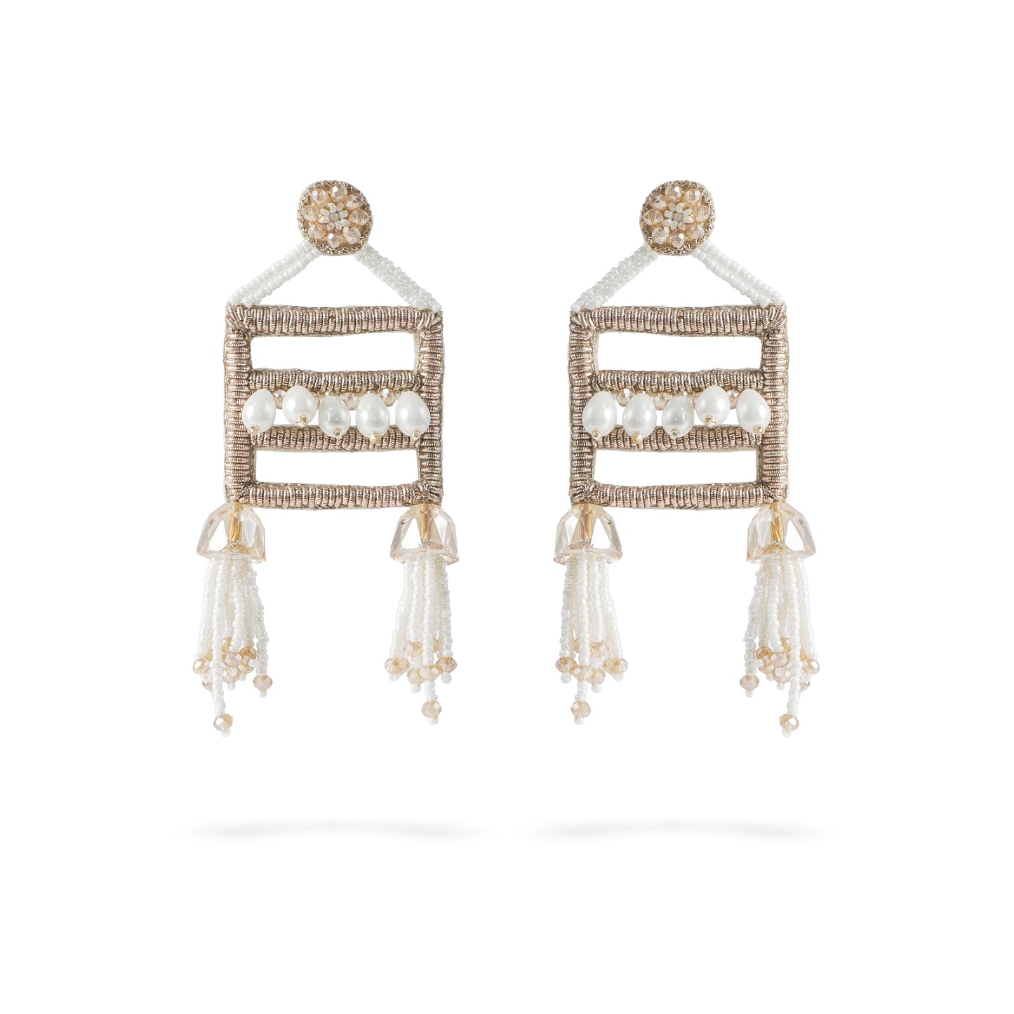 FRAME DROP EARRINGS