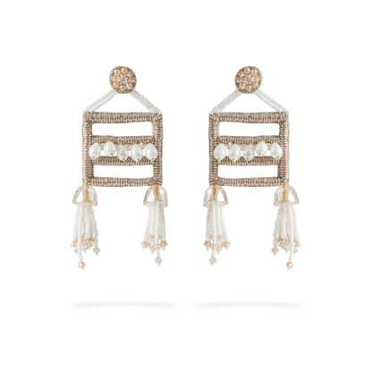 FRAME DROP EARRINGS