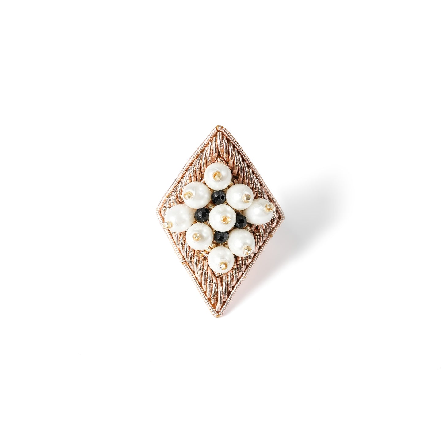 PEARL CRYSTAL DIAMOND RING