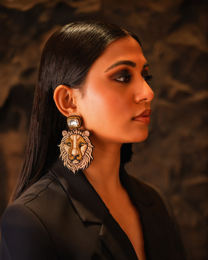 Lion Earrings