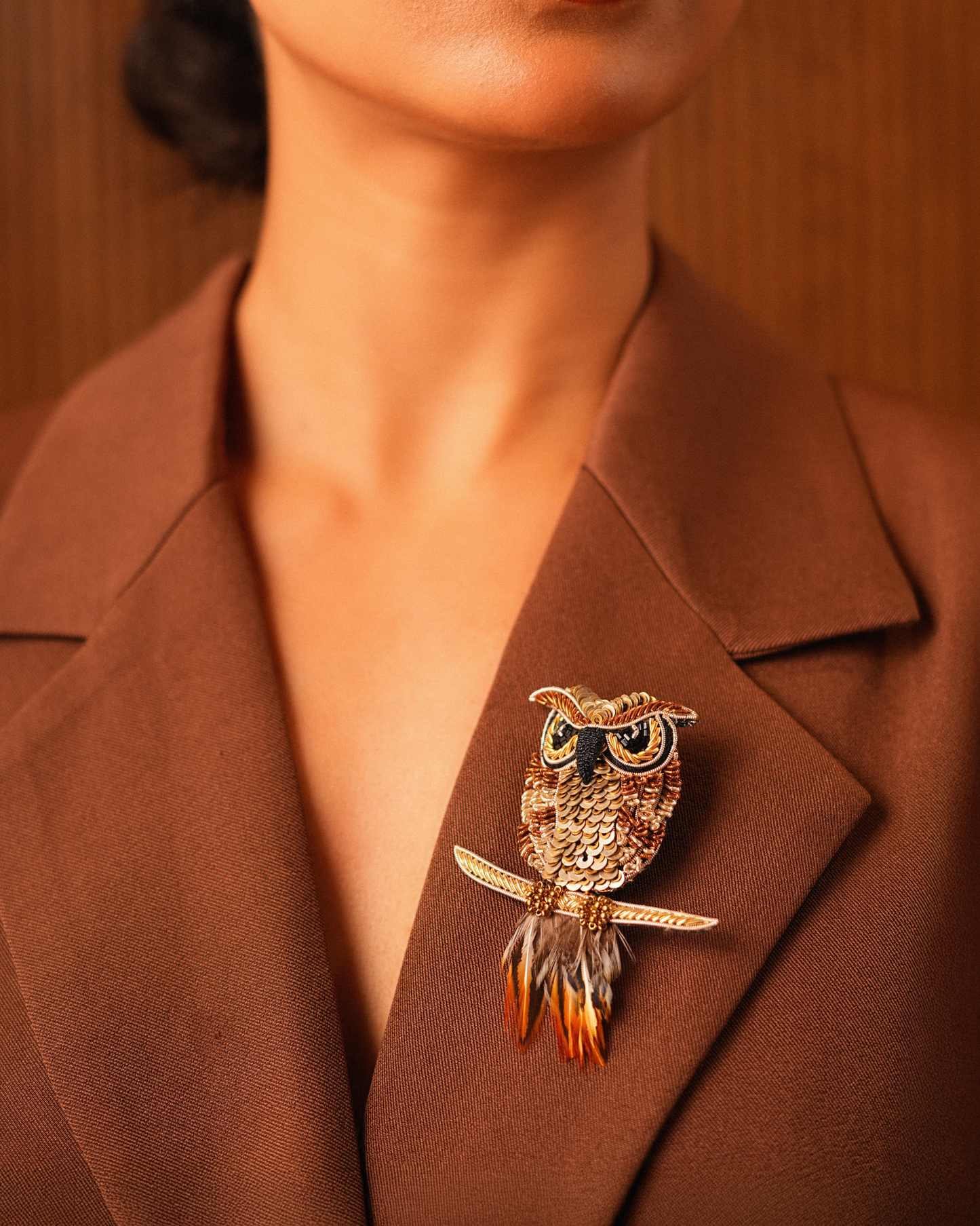 Owl Brooch