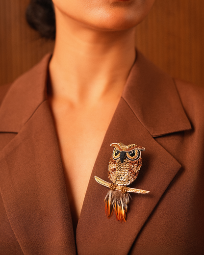 Owl Brooch
