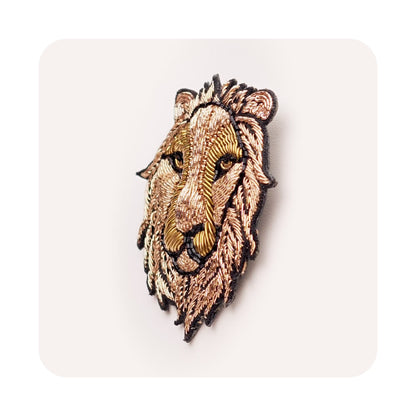 Lion Brooch
