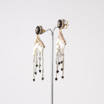 CRYSTAL FRINGE EARRINGS