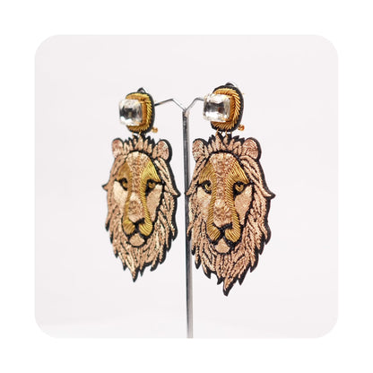 Lion Earrings