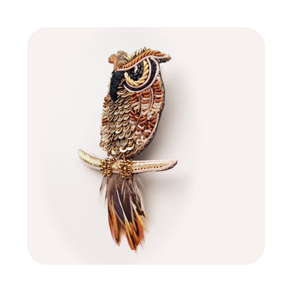 Owl Brooch